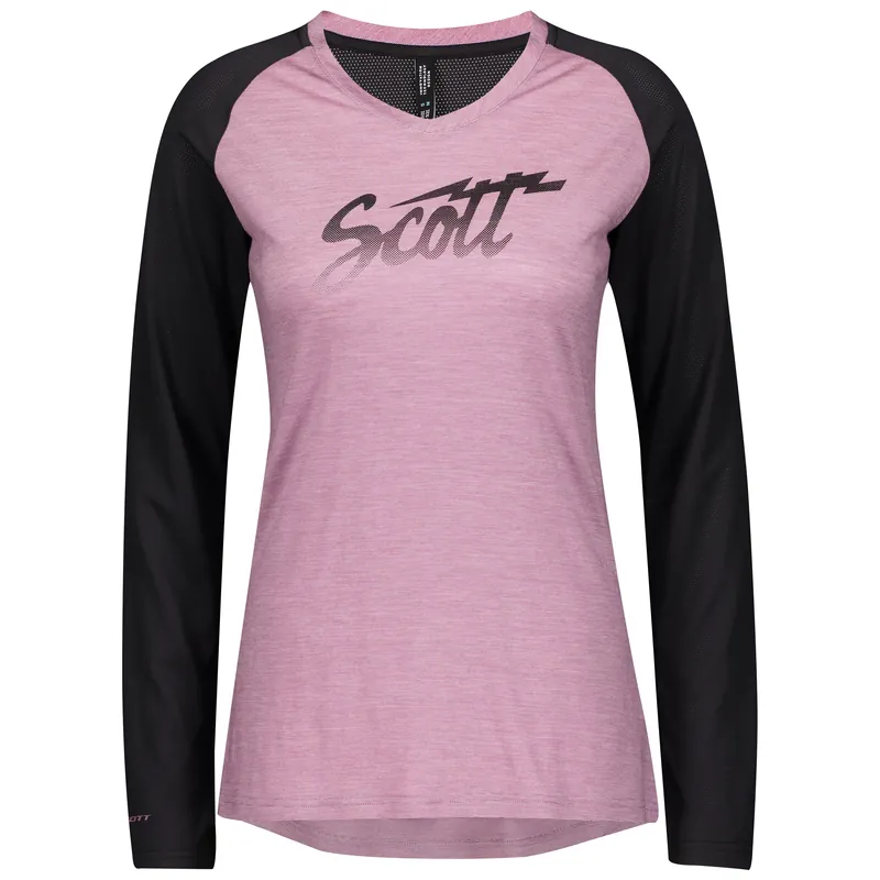 Oblíbený SCOTT Trail Flow Raglan (Purpurová) - Dámský cyklistický dres Endorphin Republic