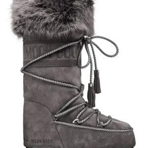 Nízká Cena DÁMSKÉ SNĚHULE MOON BOOT VELVET (Šedá) Endorphin Republic