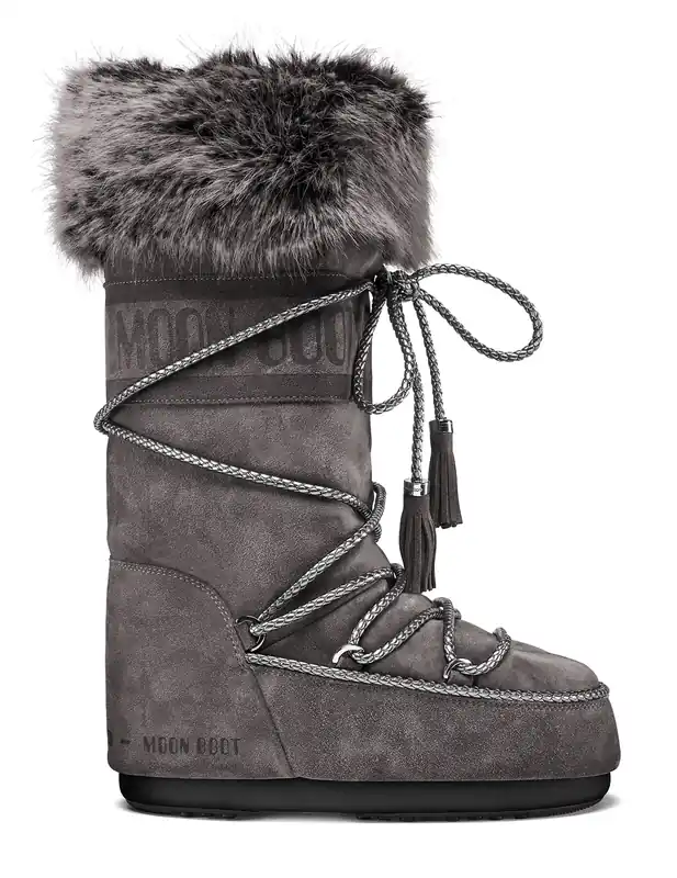 Nízká Cena DÁMSKÉ SNĚHULE MOON BOOT VELVET (Šedá) Endorphin Republic