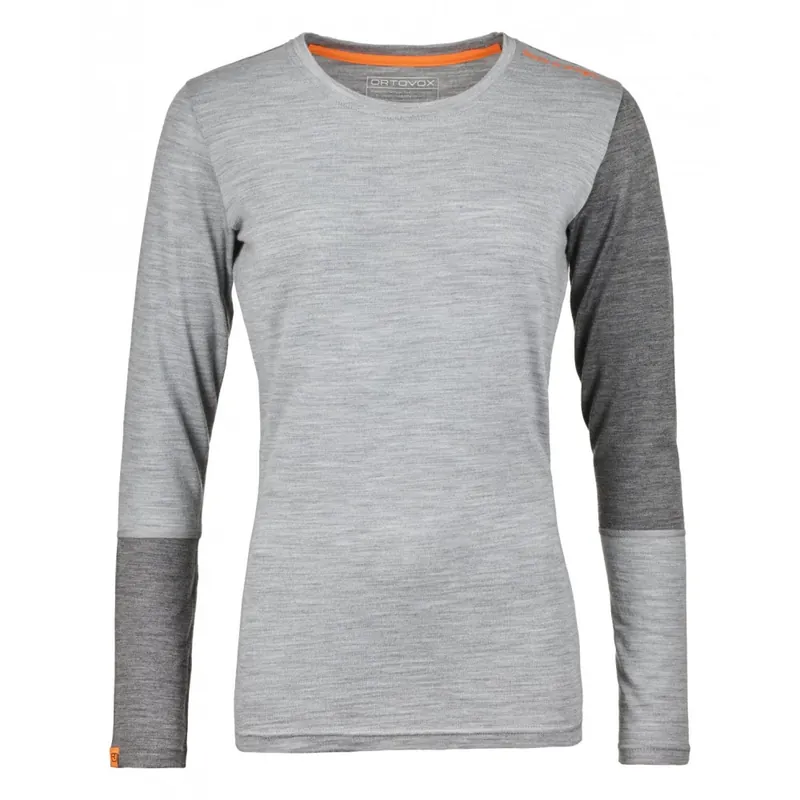 185 ROCK‘N‘WOOL LONG SLEEVE W (Šedá) - Dámské triko Endorphin Republic Poslední Šance