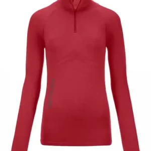 Nejlepší Volba Ortovox W‘s Merino Competition Long sl. Zipper (Purpurová) - Dámské funkční triko s dlouhým rukávem Endorphin Republic