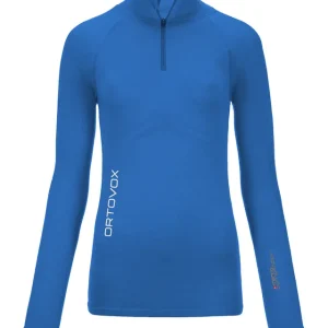 Ortovox W‘s Merino Competition Long sl. Zipper (Purpurová) - Dámské funkční triko s dlouhým rukávem Endorphin Republic Akční Nabídka