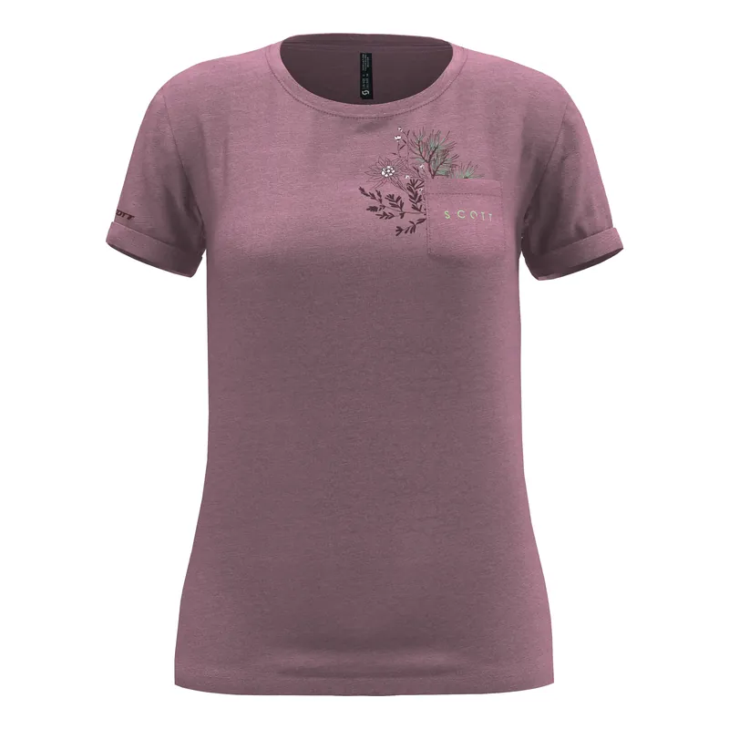 Časově Omezené Scott Tee W‘s 10 Casual Slub (Purpurová) - Dámské triko Endorphin Republic