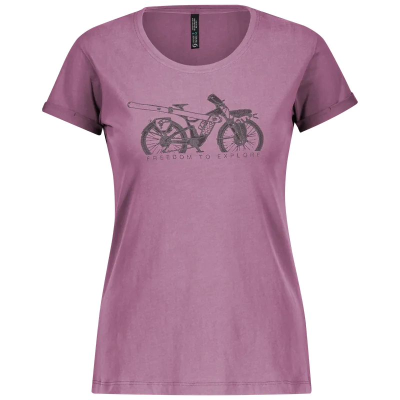 Dámské triko SCOTT 10 Casual Winter kr. rukáv (Purpurová) Endorphin Republic Super Cena