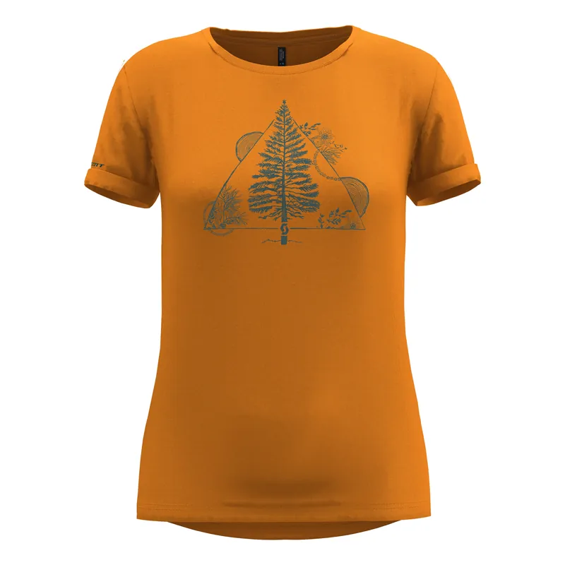 Zlevněný Scott Tee W‘s 10 10 Graphic Dri (Žlutá) - Dámské triko Endorphin Republic