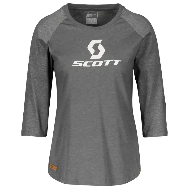 Dokud Zásoby Vydrží Dámské triko SCOTT 10 Icon Raglan dl. rukáv (Šedá) Endorphin Republic