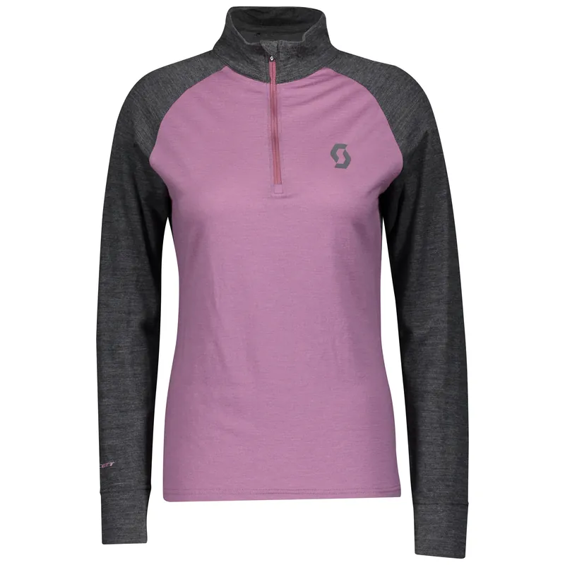 SCOTT Defined Merino l/sl (Zelená) - Dámská střední vrstva Endorphin Republic Výprodej