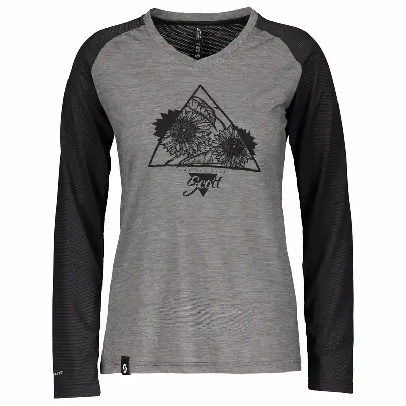 Dámské triko SCOTT Trail Flow Raglan dl. rukáv (Černá) Endorphin Republic Objednat Nyní