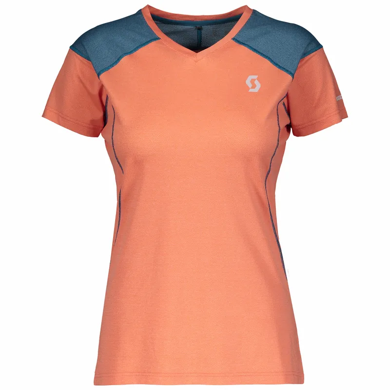 SCOTT Shirt W‘s Trail MTN 40 s/sl (Purpurová) - Dámské cyklistické triko s krátkým rukávem Endorphin Republic Sezónní Sleva