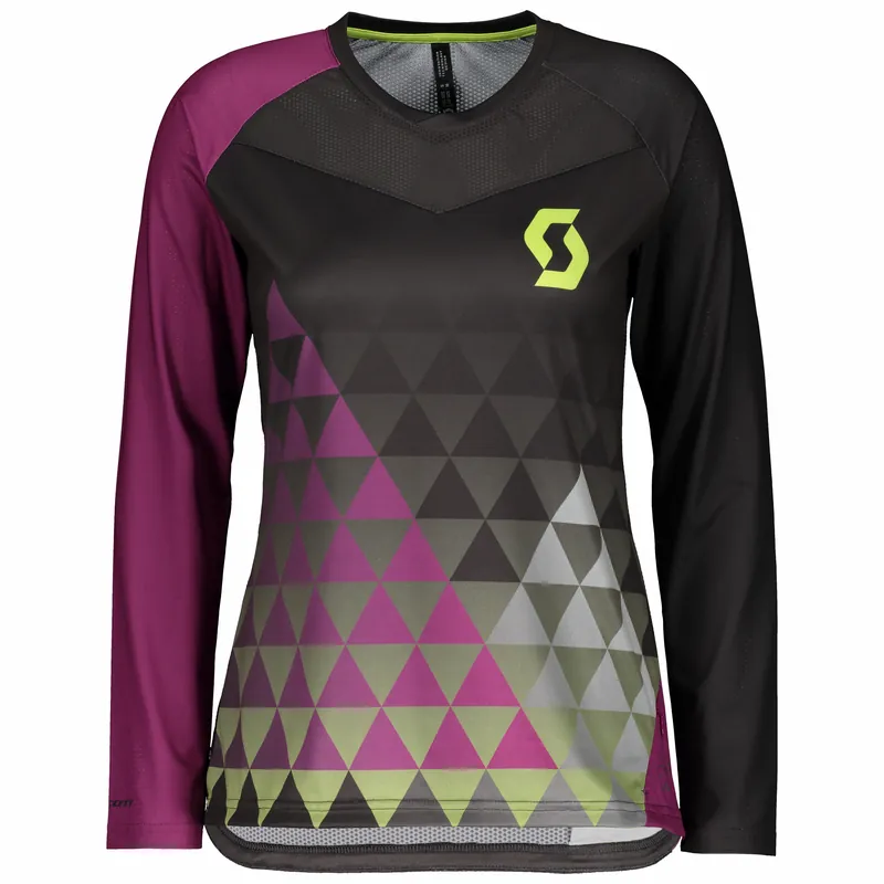 Ihned K Objednání SCOTT Shirt W‘s Trail Vertic l/sl (Fialová) - Dámské cyklistické triko s dlouhým rukávem Endorphin Republic