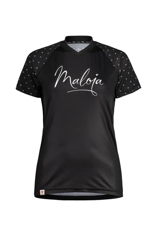 Maloja ArgoviaM. Multi 1/2 (Černá) - Dámský cyklo dres s krátkým rukávem. Endorphin Republic Must-Have