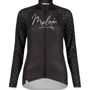 Maloja ArgoviaM. 1/1 (Černá) - Dámský cyklo dres s dlouhým rukávem. Endorphin Republic Levný
