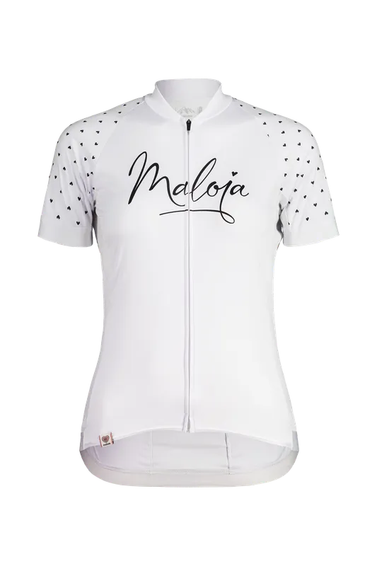 Horká Nabídka Maloja ArgoviaM. 1/2 (Bílá) - Dámský cyklo dres s krátkým rukávem. Endorphin Republic