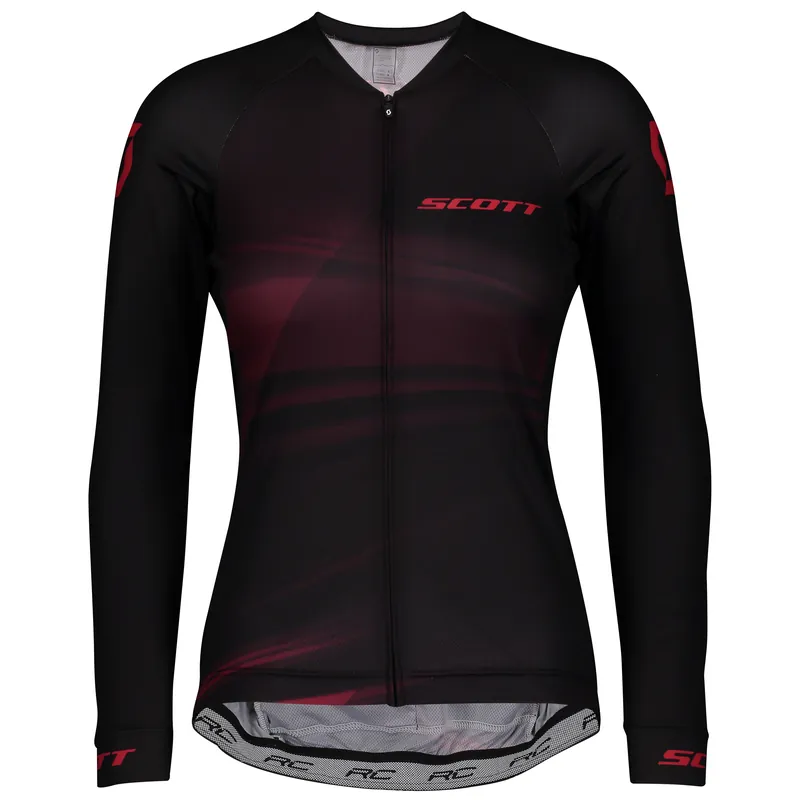 SCOTT Shirt W‘s RC Pro l/sl (Černá) - Dámský cyklistický dres s dlouhým rukávem Endorphin Republic Pouze Dnes