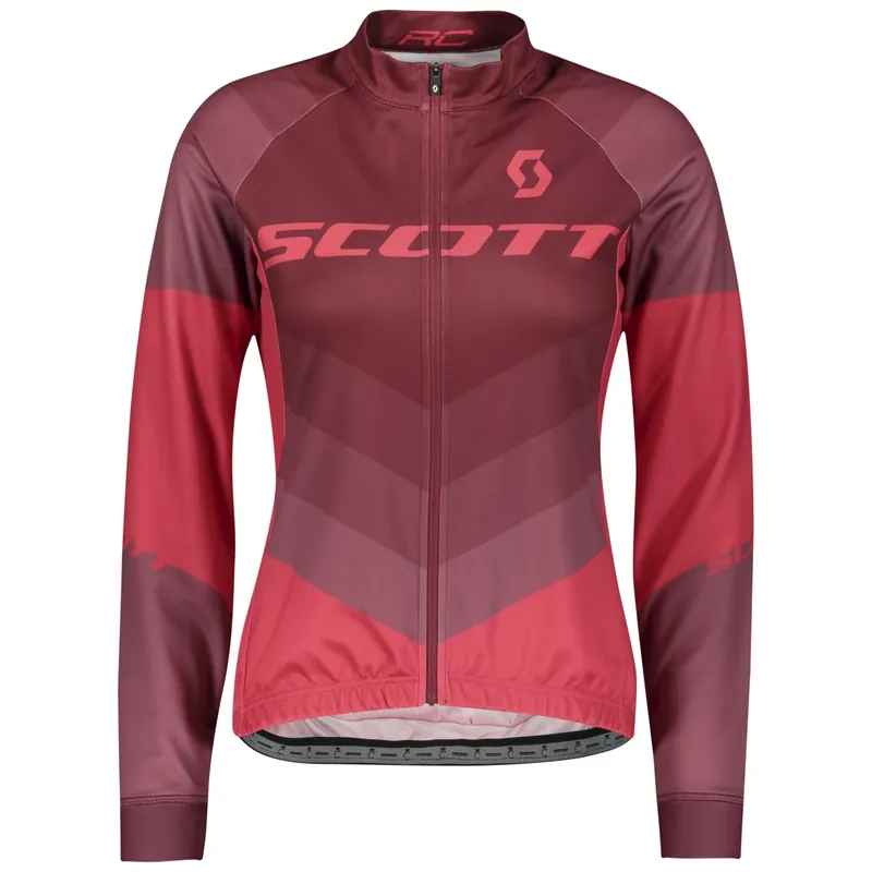 SCOTT Shirt W‘s RC AS l/ls (Purpurová) - Dámský cyklistický dres s dlouhým rukávem Endorphin Republic Poslední Šance