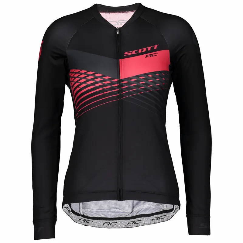 SCOTT Shirt W‘s RC Pro l/sl (Černá) - Dámský cyklistický dres s dlouhým rukávem Endorphin Republic Nová Kolekce