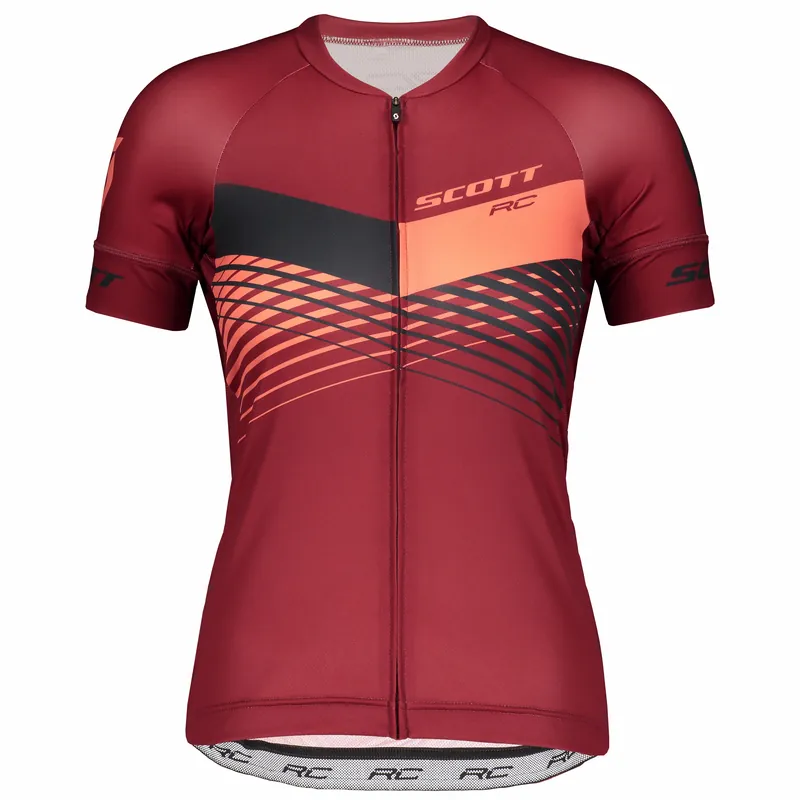 SCOTT Shirt W‘s RC Pro s/sl (Červená) - Dámský cyklistický dres s krátkým rukávem Endorphin Republic Novinka