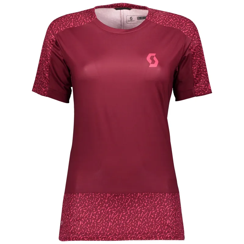 Ihned K Objednání Scott Shirt W‘s Trail 20 s/sl (Červená) - Dámský cyklistický dres s krátkým rukávem Endorphin Republic