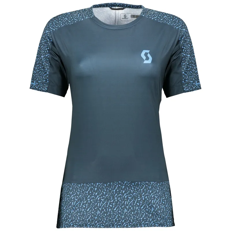 Scott Shirt W‘s Trail 20 s/sl (Tmavě modrá) - Dámský cyklistický dres s krátkým rukávem Endorphin Republic Bezpečná Platba