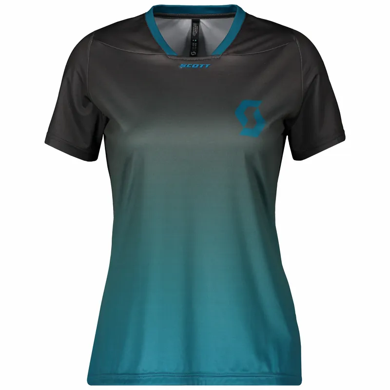 SCOTT Shirt W‘s Trail Vertic s/sl (Modrá) - Dámské cyklistické triko s krátkým rukávem Endorphin Republic Top Prodej