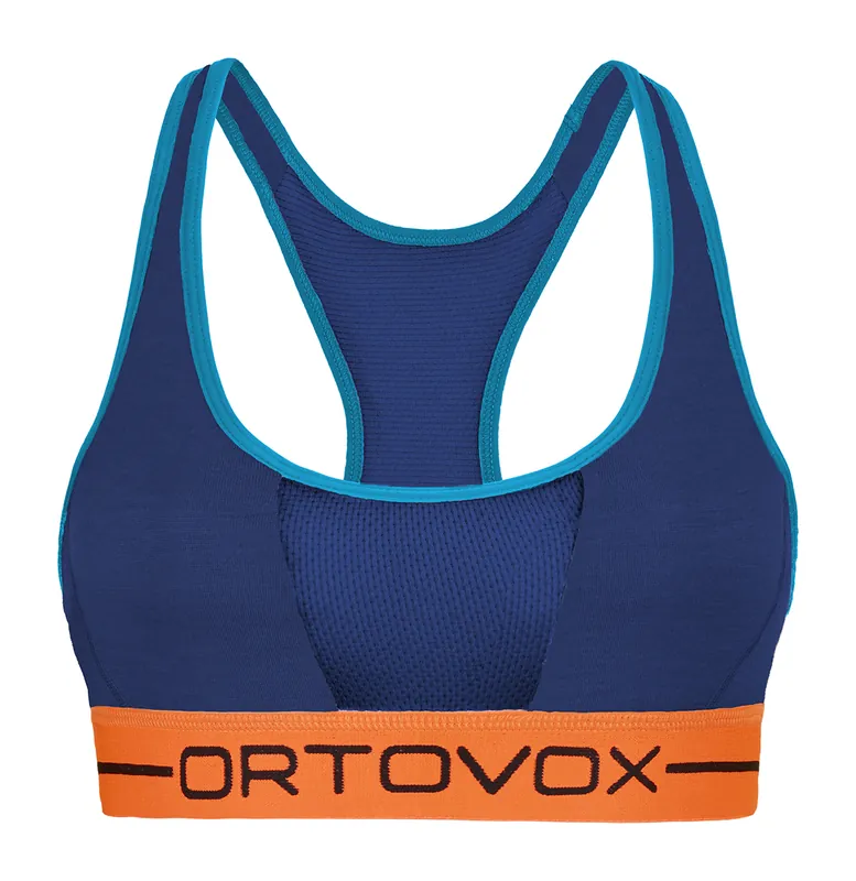 Akce Ortovox W‘s Rock‘n‘Wool Sport Top (Modrá) - Dámský sportovní top Endorphin Republic