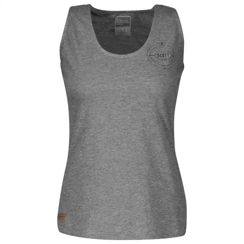 Scott Top W‘s 10 Casual Slub (Šedá) - Dámské triko s krátkým rukávem Endorphin Republic Jen Po Omezenou Doba