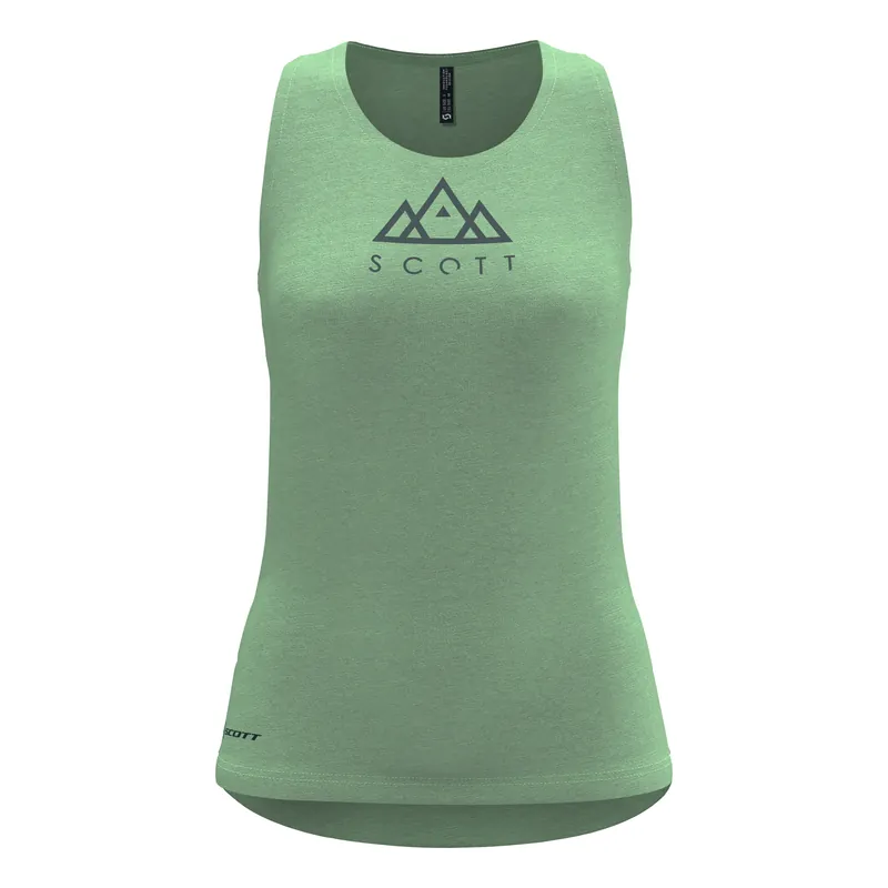 Dámský top SCOTT 10 Casual Slub bez rukávů (Zelená) Endorphin Republic Omezená Nabídka