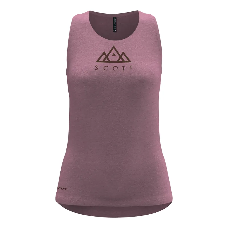 Ověřený Dámský top SCOTT 10 Casual Slub bez rukávů (Purpurová) Endorphin Republic