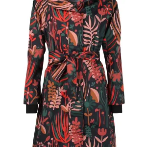 Danefæ Elisabeth Raincoat (Černá) - Dámský kabát do deště Endorphin Republic Koupit Online