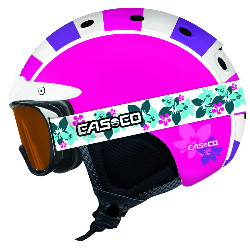 Akce Dětská lyžařská helma Casco Mini Pro (Purpurová) Endorphin Republic