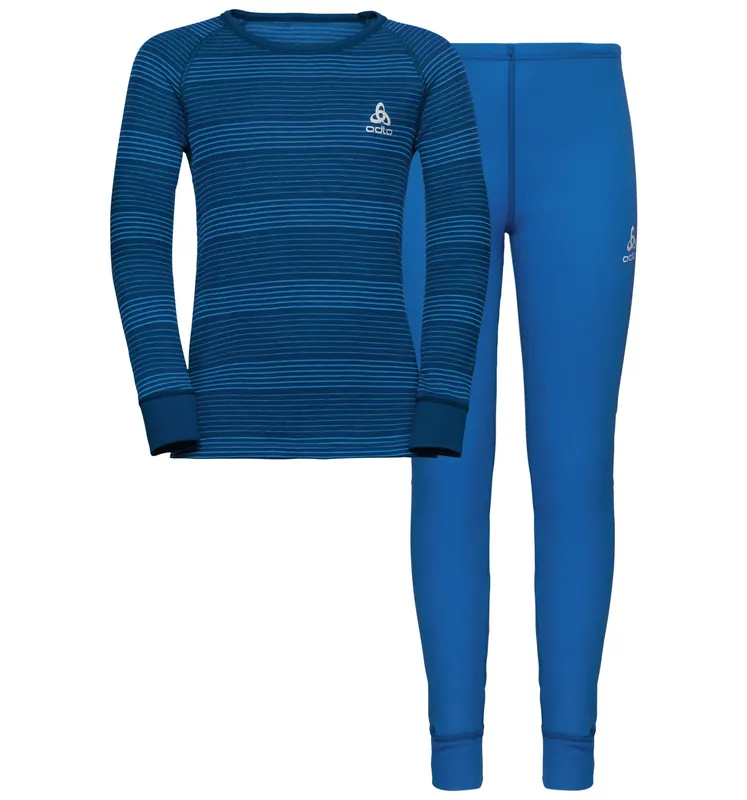 Nejlepší Volba ODLO ACTIVE WARM (Modrá) - DĚTSKÉ FUNKČNÍ SPODNÍ PRÁDLO Endorphin Republic