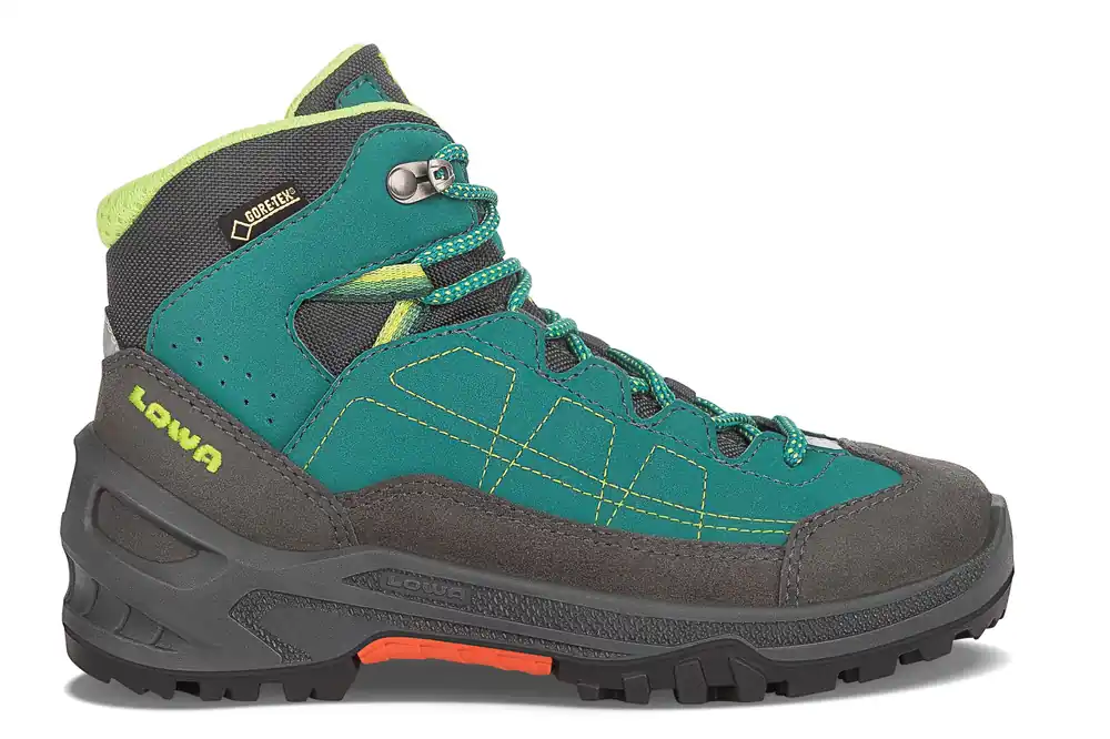 DĚTSKÉ TREKOVÉ BOTY LOWA APPROACH GTX® MID JUNIOR (Tyrkysová) Endorphin Republic Víkendová Akce