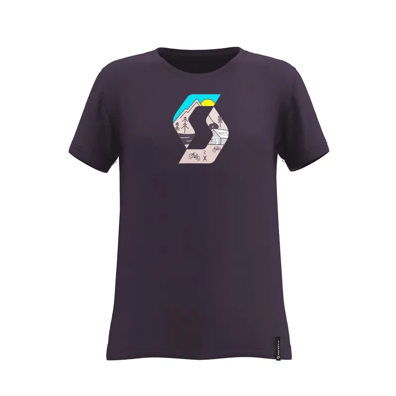 Omezená Nabídka SCOTT 10 Icon (Fialová) - Dětské triko Endorphin Republic