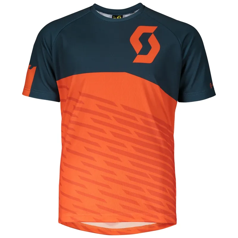 Dětský dres SCOTT Trail 10 kr. rukáv (Tmavě modrá) Endorphin Republic Expresní Doručení