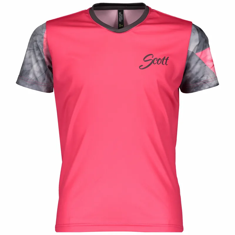 Časově Omezené SCOTT Shirt Jr Trail 20 s/sl (Purpurová) - Dětský cyklistický dres s krátkým rukávem Endorphin Republic