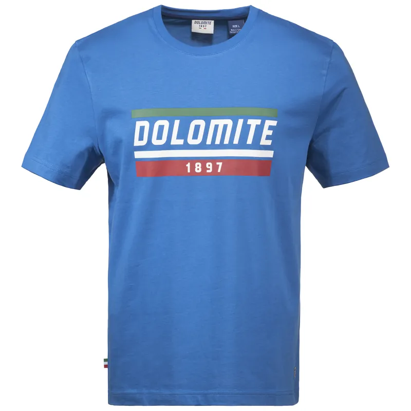 DOLOMITE Gardena (Modrá) - Pánské tričko Endorphin Republic Nízká Cena