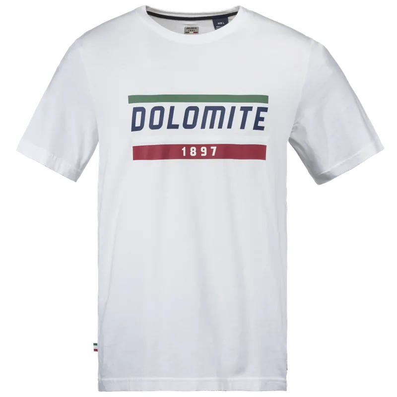 DOLOMITE Gardena (Bílá) - Pánské tričko Endorphin Republic Autentický