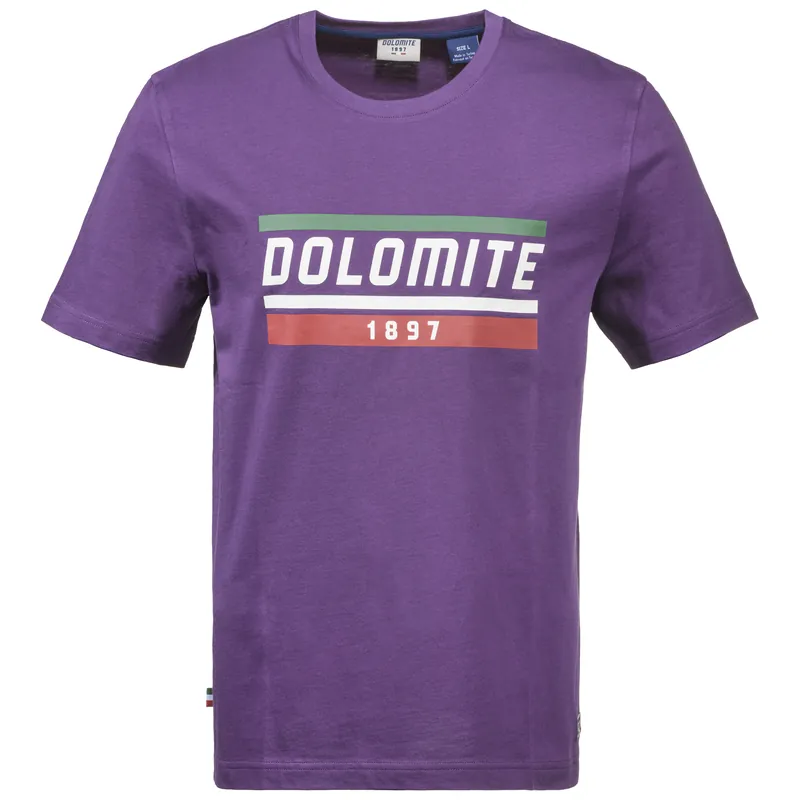 DOLOMITE Gardena (Purpurová) - Pánské tričko Endorphin Republic Omezená Nabídka