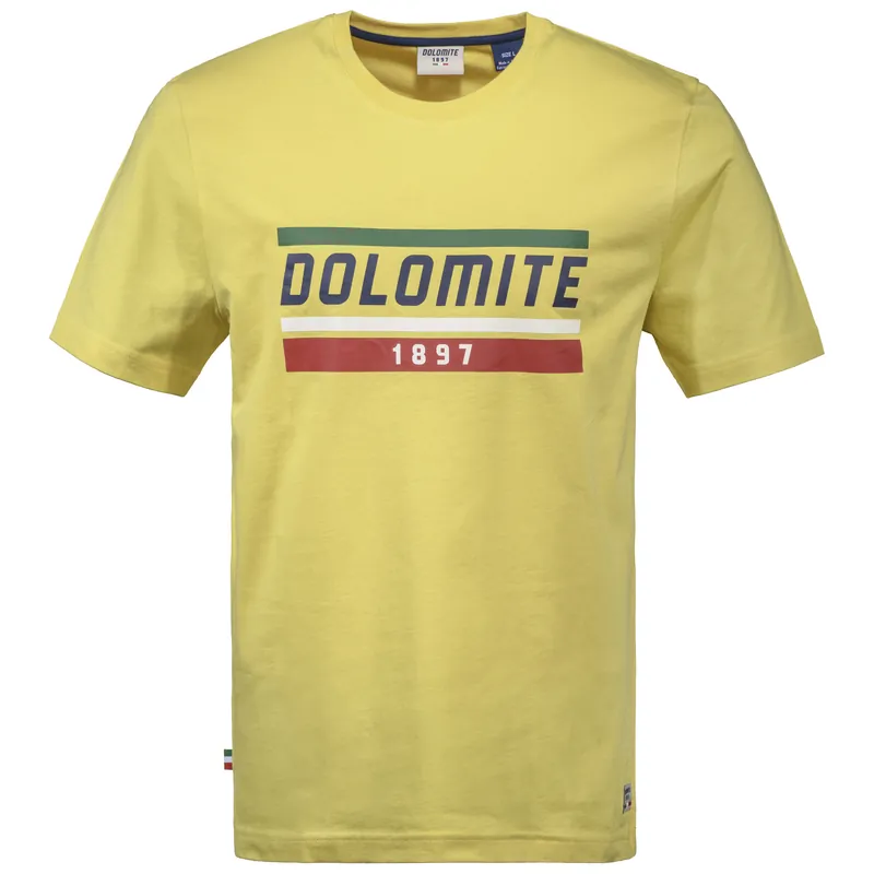 Značkový DOLOMITE Gardena (Žlutá) - Pánské tričko Endorphin Republic