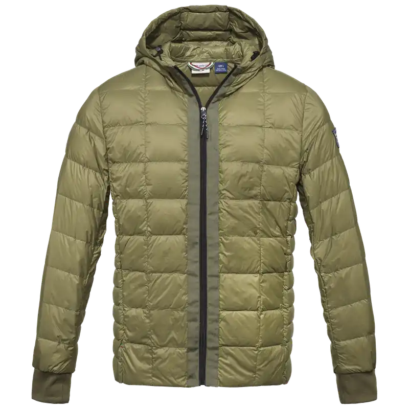 DOLOMITE Hood Jacket M‘s Corvara Light (Zelená) - Pánská péřová bunda Endorphin Republic Oblíbený
