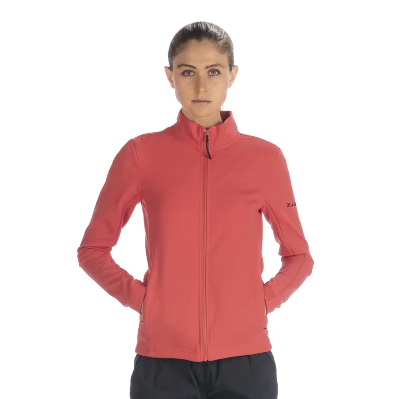 Dolomite Latemar Zip Fleece (Červená) - Dámská flísová bunda Endorphin Republic Značkový