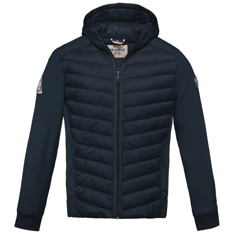 Expresní Doručení DOLOMITEOMITE Hybrid Hood Jacket M‘s Expedition (Modrá) - Pánská bunda s kapucí Endorphin Republic