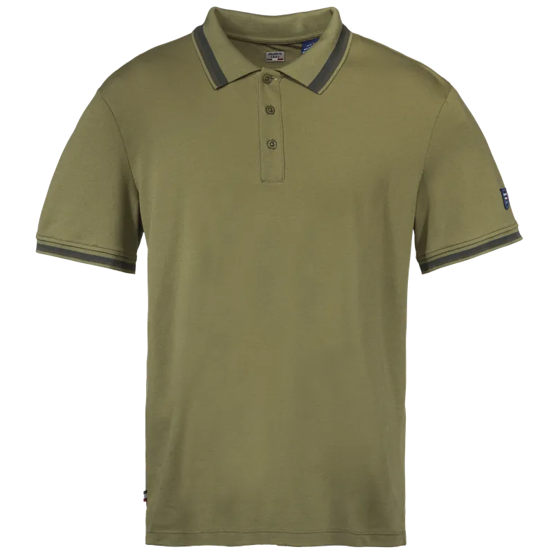 DOLOMITE Polo Shirt M‘s Corvara (Zelená) - Pánské triko polo Endorphin Republic Aktuální