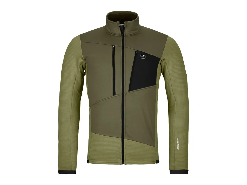 Sleva Pánská Mikina Ortovox Fleece Grid Jacket Men‘s