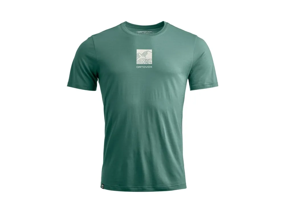 Akční Nabídka Pánské Tričko Ortovox 120 Cool Tec Abstract T-shirt Men‘s