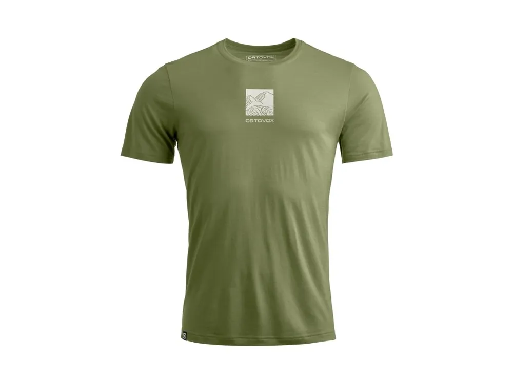 Pánské Tričko Ortovox 120 Cool Tec Abstract T-shirt Men‘s Originální
