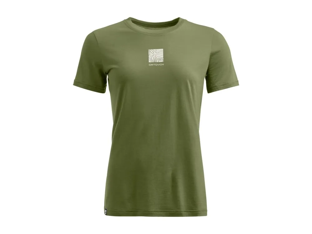 Dámské Tričko Ortovox 120 Cool Tec Abstract T-shirt Women‘s Expresní Doručení