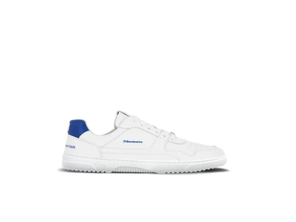 Barefoot tenisky Barebarics Zing - Brave Men Talk - White & Blue Ihned K Objednání