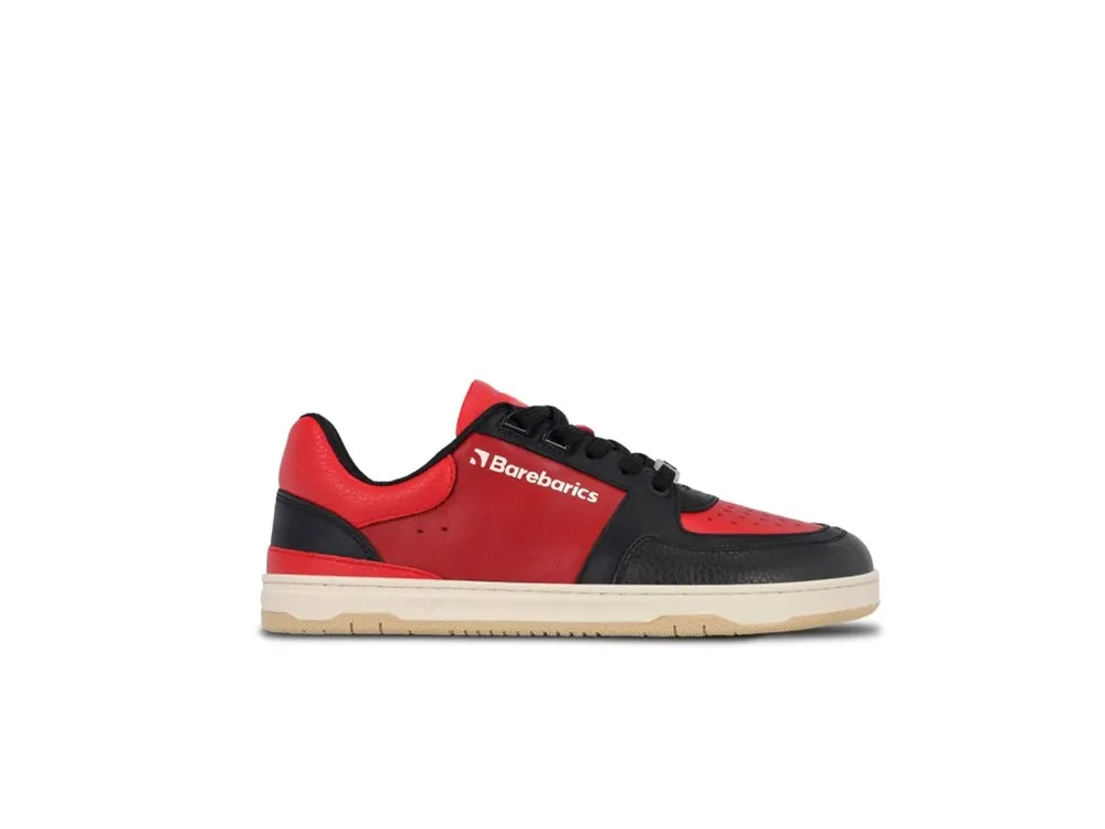 Oblíbený Barefoot tenisky Barebarics Wave - Black & Red
