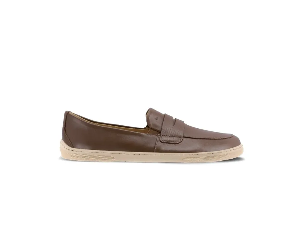 Barefoot mokasíny Be Lenka Buena - Dark Brown & Beige Finální Výprodej
